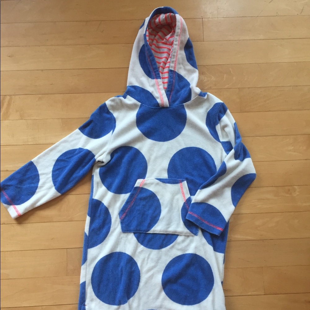 Boden terry cloth coverup with front pocket